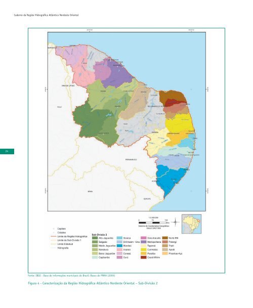 caderno da região hidrográfica atlântico nordeste oriental