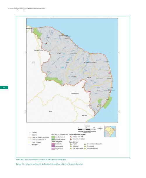 caderno da região hidrográfica atlântico nordeste oriental