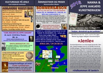 Arrangementsbrochure 2013 - Jenle