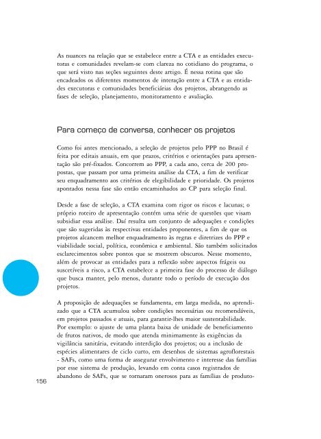 Monitoramento e avaliação de projetos - Ministério do Meio Ambiente