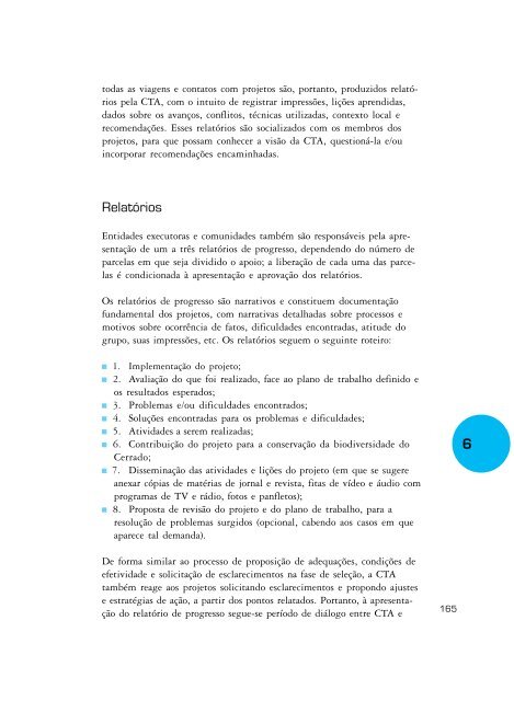 Monitoramento e avaliação de projetos - Ministério do Meio Ambiente