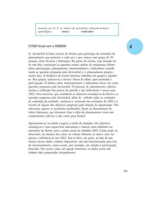 Monitoramento e avaliação de projetos - Ministério do Meio Ambiente