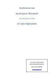 Grafstenen van Jan Jacobszn Dremmel - Cornelis Drebbel