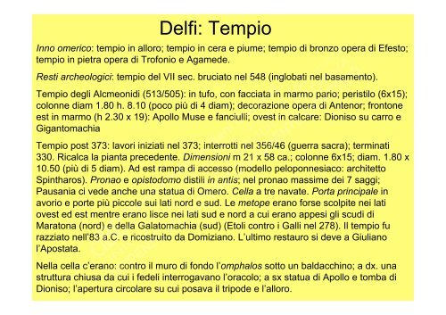 3 SANTUARIO DELFI 1 - Dipartimento di Archeologia