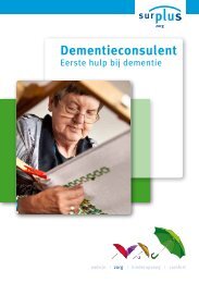 Dementieconsulent - Surplus Welzijn