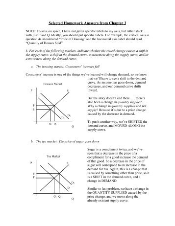 Selected Homework Answers from Chapter 3 - Nicholas J. Sanders