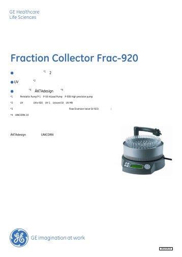 Fraction Collector Frac-920