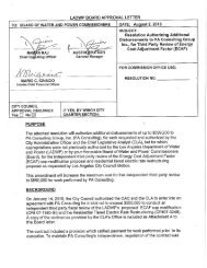 LADWP BOARD APPROVAL LETTER - Ron Kaye LA