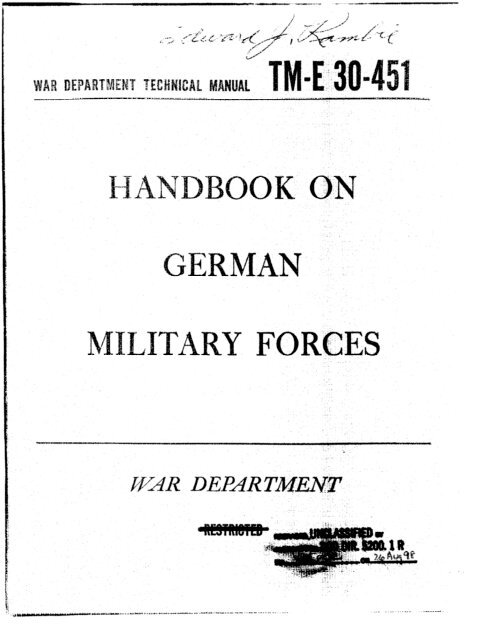 Handbook on German ForcesCh1-3.pdf - yeide.net
