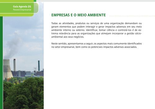 Guia Agenda XXI Paraná Empresarial - Secretaria do Meio ...