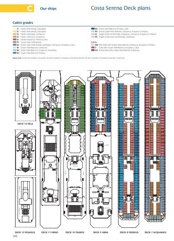 Costa Serena Deck plans