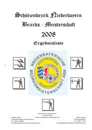 Schützenbezirk Niederbayern - Bogener Sportschützen