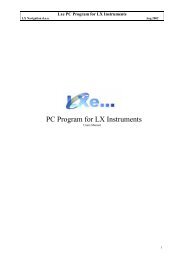 PC Program for LX Instruments - Squarespace