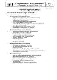 Vorlesungsmanuskript ET-EW 2011.pdf - von Prof. Dr.-Ing. H. Alt, FH ...