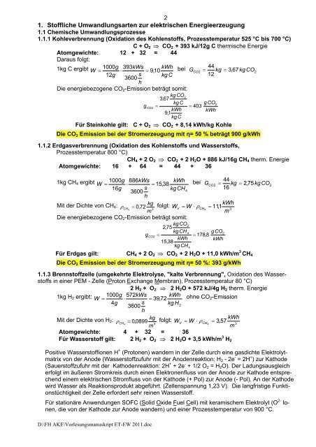 Vorlesungsmanuskript ET-EW 2011.pdf - von Prof. Dr.-Ing. H. Alt, FH ...