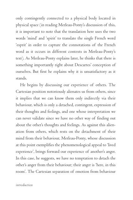 Maurice Merleau-Ponty: The World of Perception - Timothy R. Quigley