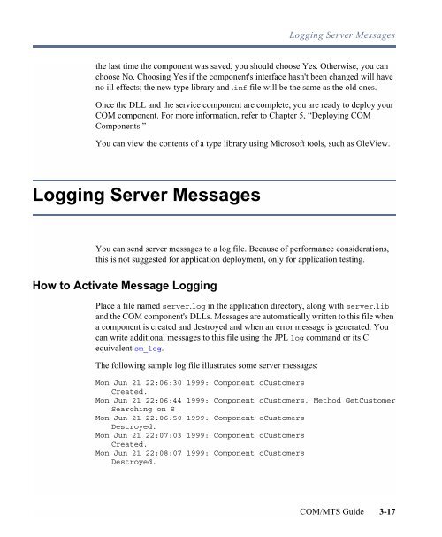 COM/MTS Guide - Prolifics