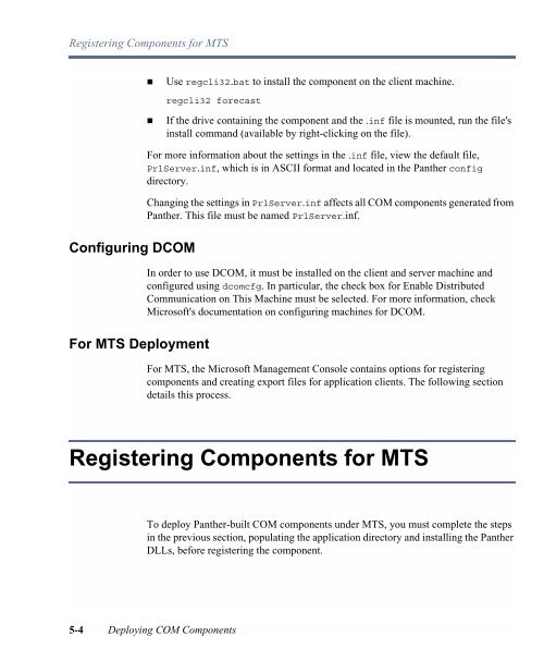 COM/MTS Guide - Prolifics