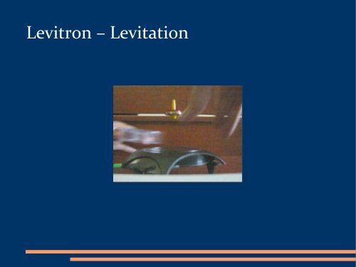 Levitron - Ultracold Atomic Physics