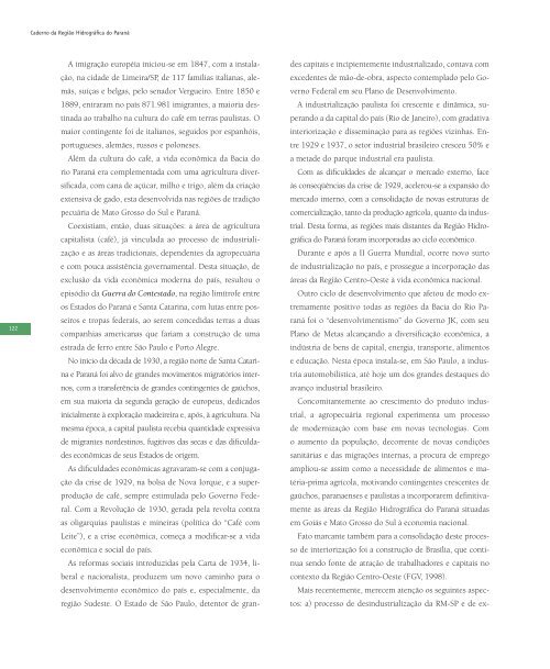 PARANÁ CADERNO DA REGIÃO HIDROGRÁFICA - Ministério do ...