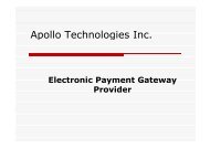 Apollo Technologies Inc. - gepcset