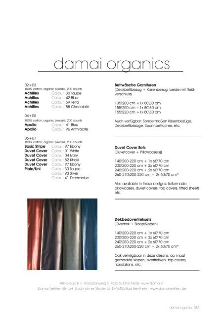 Untitled - Damai Organic cotton bedlinen