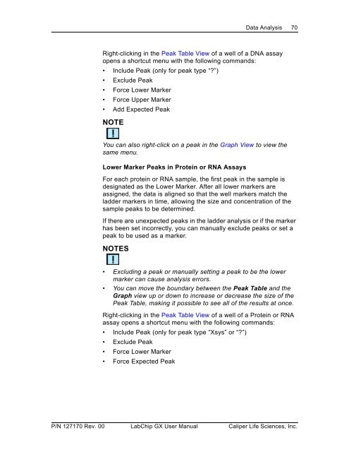 LabChip GX/GXII User Manual