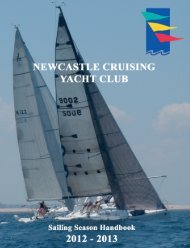 NCYC Members - Newcastle Cruising Yacht Club