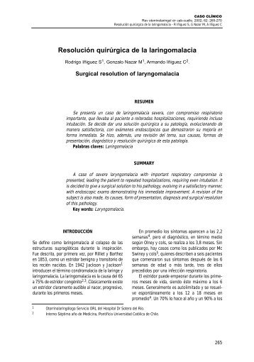 ResoluciÃ³n quirÃºrgica de la laringomalacia