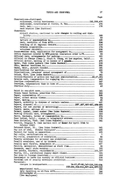 Weather Bureau topics and personnel / United ... - Index of - NOAA