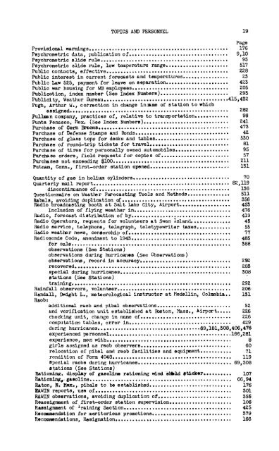 Weather Bureau topics and personnel / United ... - Index of - NOAA