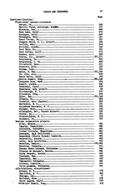 Weather Bureau topics and personnel / United ... - Index of - NOAA