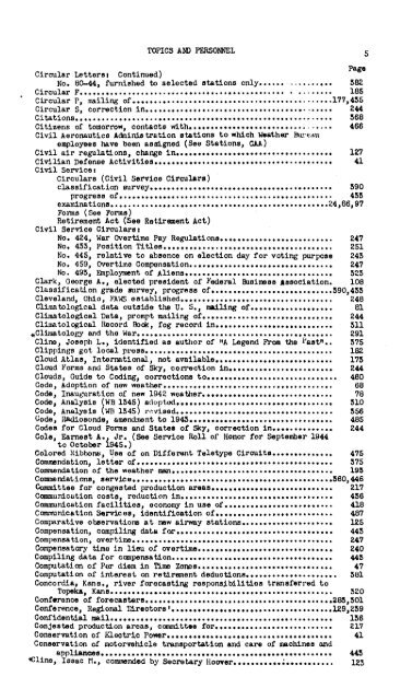 Weather Bureau topics and personnel / United ... - Index of - NOAA