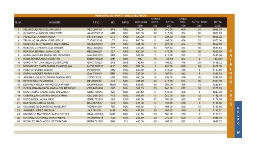 Catalago Escalafonario 2013 - Snte37.com