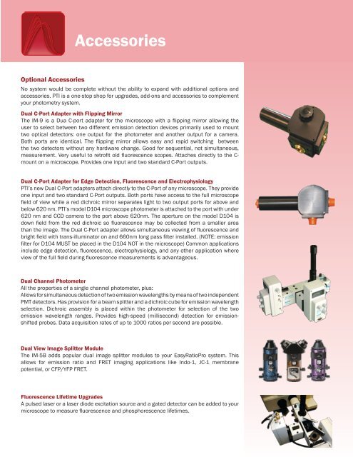 Ratiomaster - pti - Photon Technology International