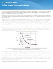 Time-Resolved Fluorescence Techniques - Photon Technology ...