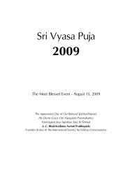 Vyasa Puja Offerings 2009 - FOLKNet