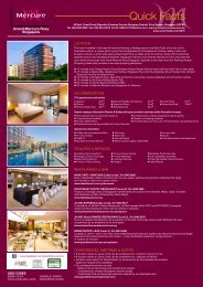 Download our hotel quick facts sheet here. - Grand Mercure Roxy