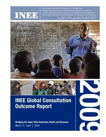 INEE Global Consultation Outcome Report - ReliefWeb