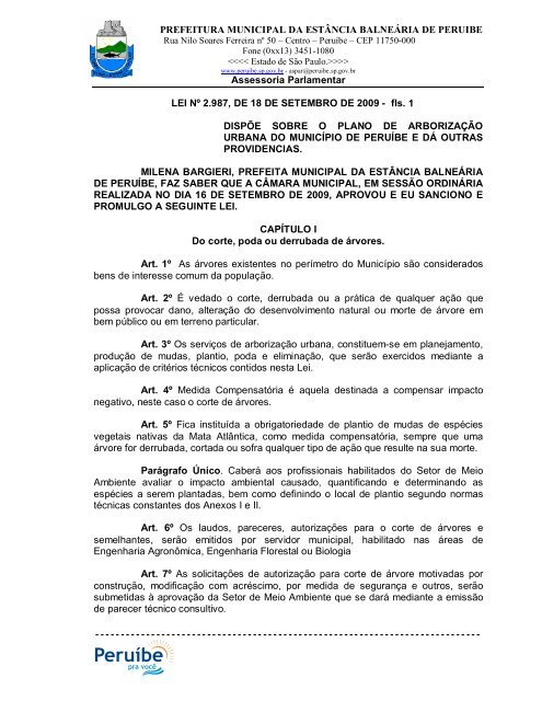 2.987 - Prefeitura de Peruíbe