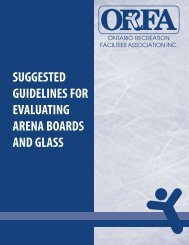 Suggested Guideline for Evaluating Arena Boards and Glass