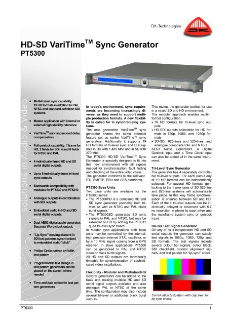 Sync Generator PT5300