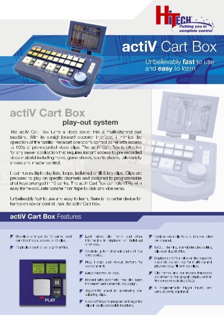 actiV Cart Box