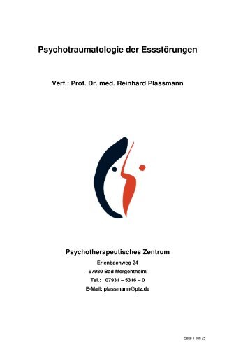 Prof. Dr. med. Reinhard Plassmann - Kitzberg-Klinik Bad Mergentheim