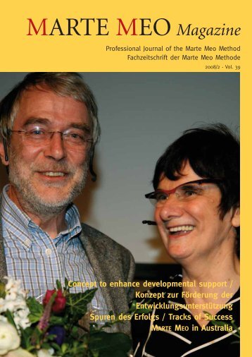 Professional Journal of the Marte Meo Method Fachzeitschrift der ...