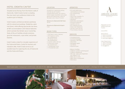 HOTEL CROATIA CAVTAT - hotel Dubrovnik