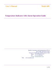 User's Manual Model 409 Temperature Indicator ... - iandasolutions.in