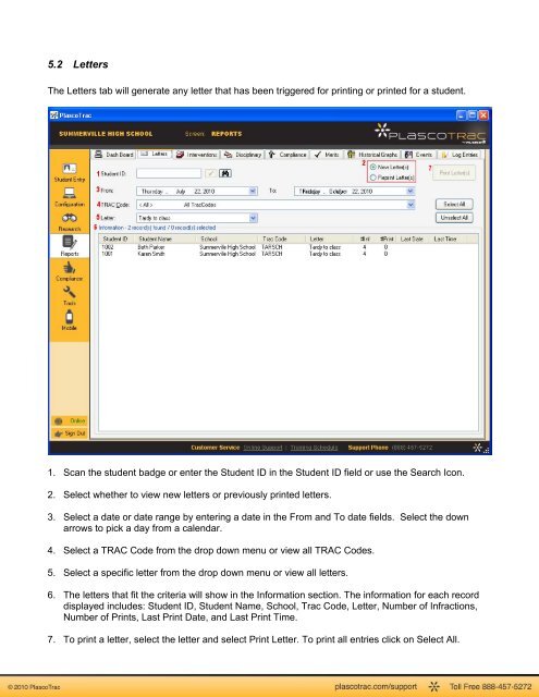 PlascoTrac User Guide