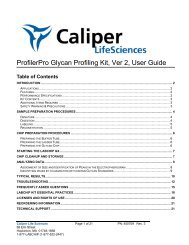 ProfilerPro Glycan Profiling User Guide - PerkinElmer