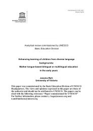 Enhancing learning of children from diverse language backgrounds ...
